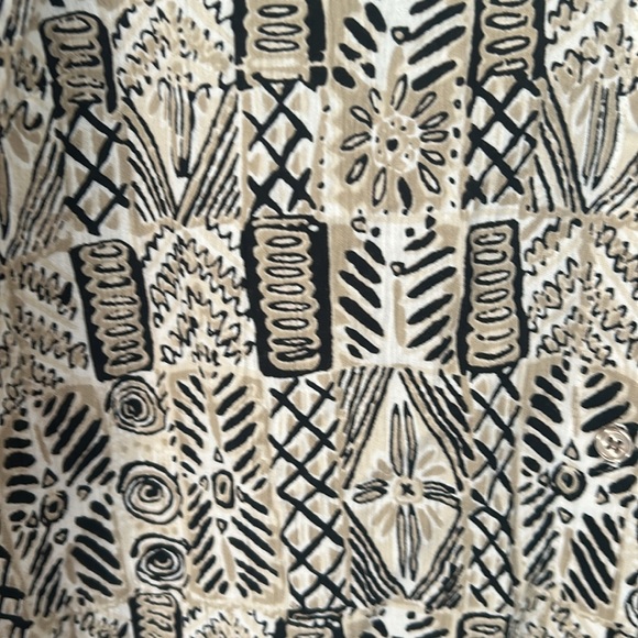 Appleseed’s Plus Women’s Bohemian Print Button Down Shirt - Picture 3 of 8